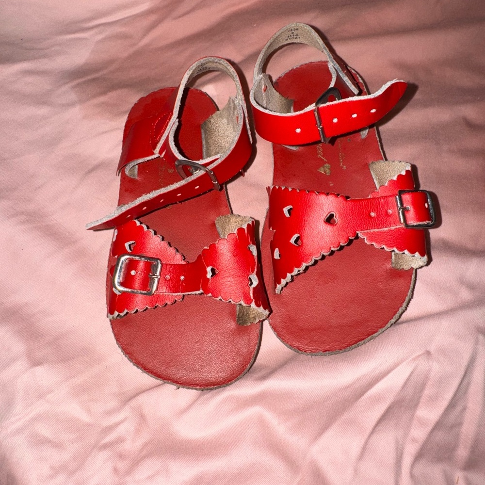 Red Kids Sandals
